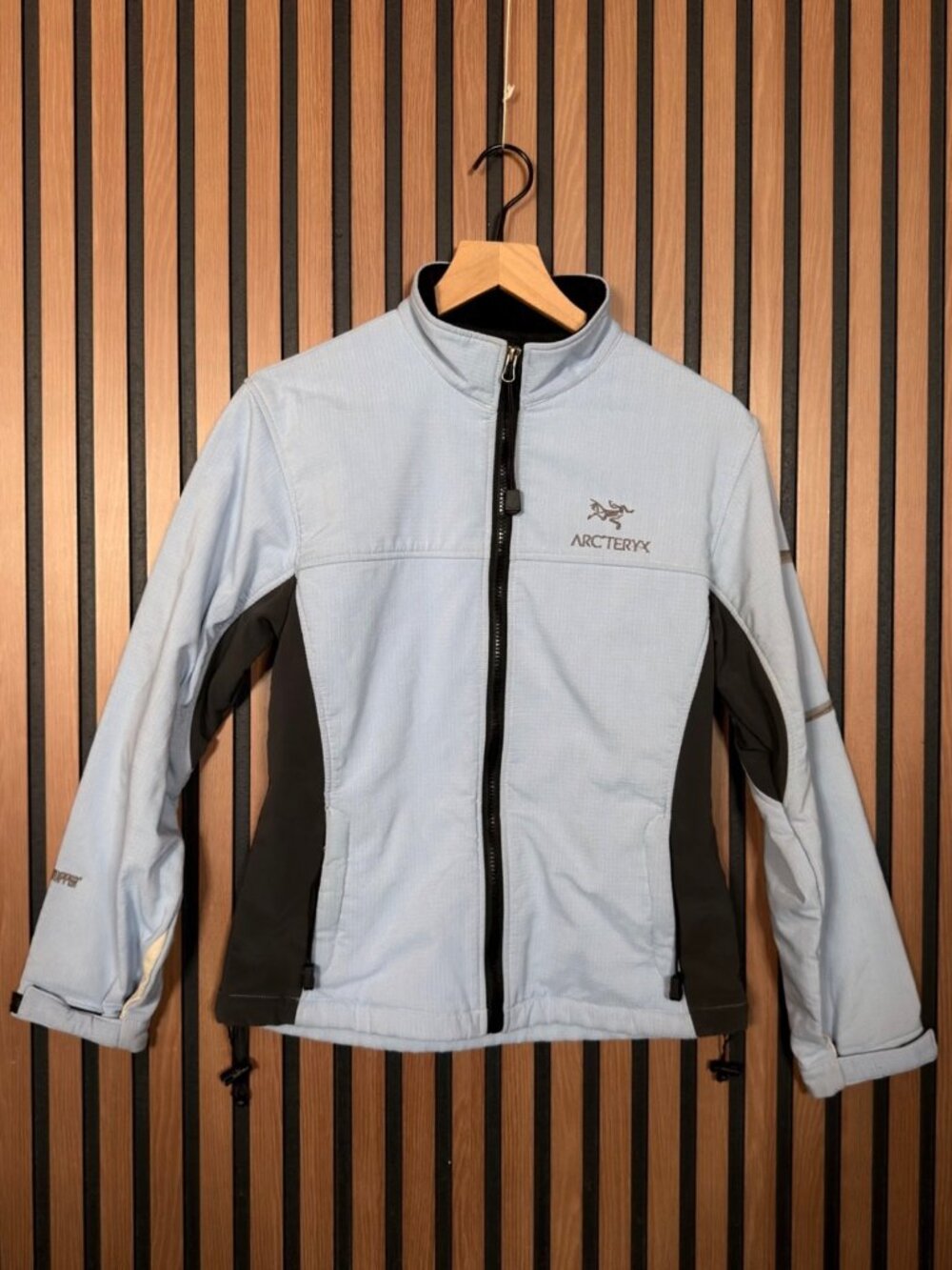 ARC’TERYX Jacket Medium Womens Light Blue Gamma SV Polartec Zip Up Fleece